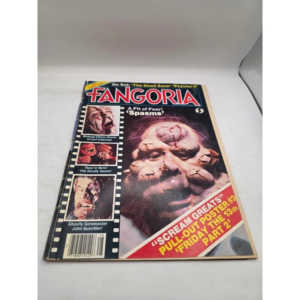 FANGORIA Magazine July 1983 #28 Horror Film Special Effects Dead Zone Psycho II